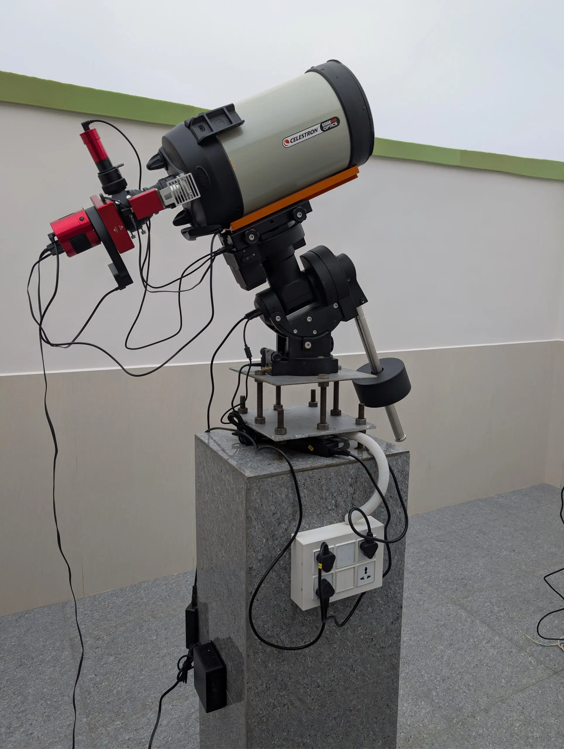 Pier 2 deep space and planetary setup featuring the Celestron C8 EdgeHD and ZWO ASI294MC Pro on an iOptron CEM70