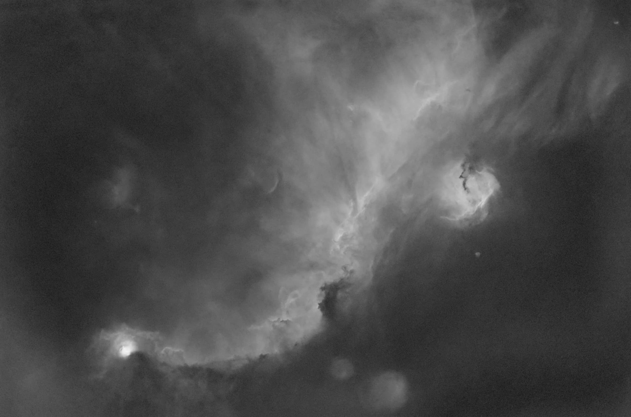 clean Hydrogen-Alpha emission signal